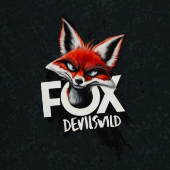 Preview: French Terry Panel ca. 85 cm Fox Devilswild by Thorsten Berger von Swafing